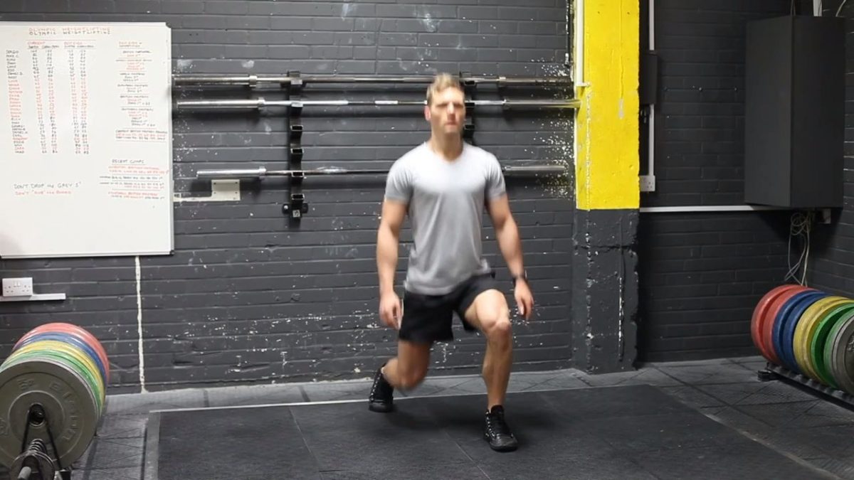 Static Bodyweight Lunges