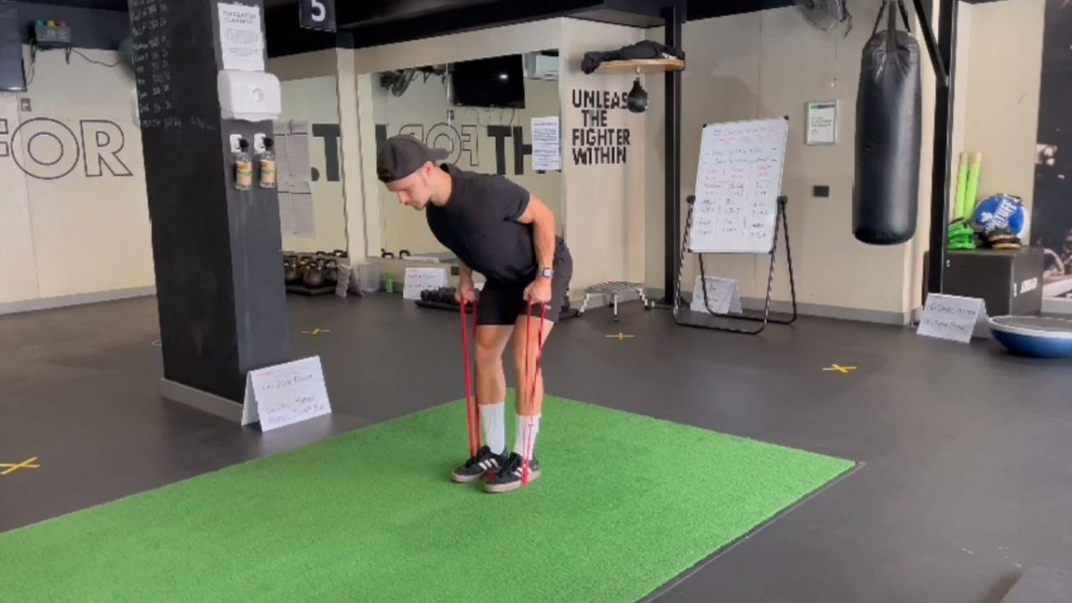 Banded Bent Over Row